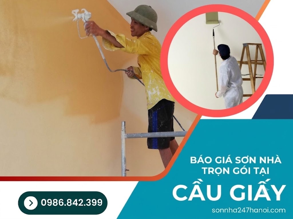caugiay - Báo giá sơn nhà trọn gói tại Cầu Giấy Hà Nội 2026